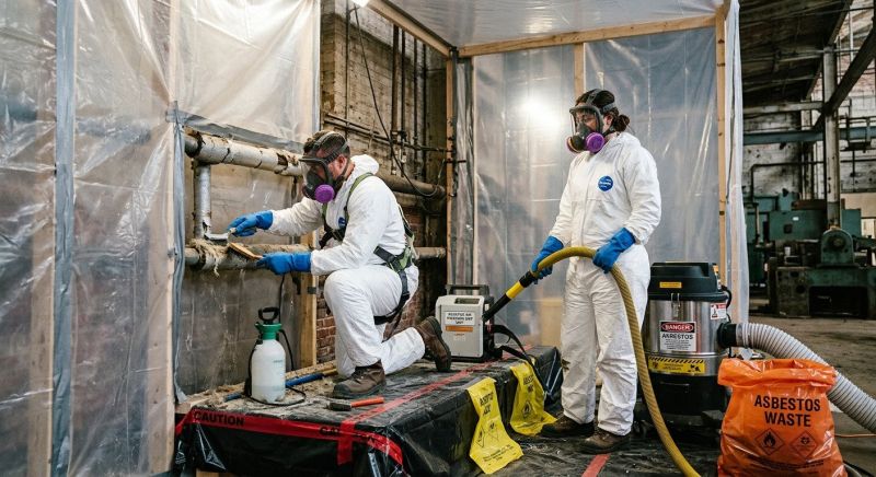 Basement Asbestos Removal in Bergen County, NJ